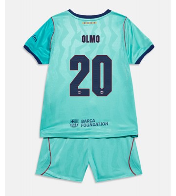 Barcelona Dani Olmo #20 Tredjetrøje Børn 2026-27 Kortærmet (+ Korte bukser)